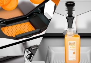 Zumex 08820 Speed Up All-in-One High Capacity Automatic Feed Juicer with Wide Mirror Podium - 40 Fruits / Minute - Image 3