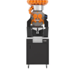 Zumex 09945 Speed Up All-in-One High Capacity Automatic Feed Juicer with Slim Black Podium - 40 Fruits / Minute