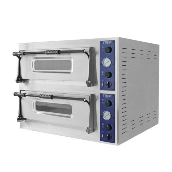 TREVI Electric Dual Chamber Pizza Oven Model BASIC 4+4