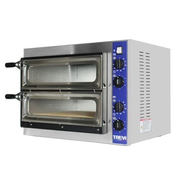 TREVI Electric Dual Chamber Pizza Oven Model BASIC 2/40 GLASS