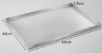 European Professional Aluminum Baking Tray – 60×40 cm / 23.62″×15.75″×0.79″in - Image 5