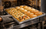 European Professional Aluminum Baking Tray – 60×40 cm / 23.62″×15.75″×0.79″in - Image 2